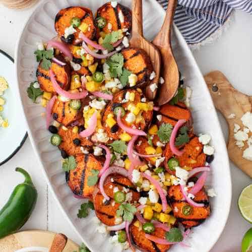 Smoky Sweet Potatoes with Black Beans & Corn