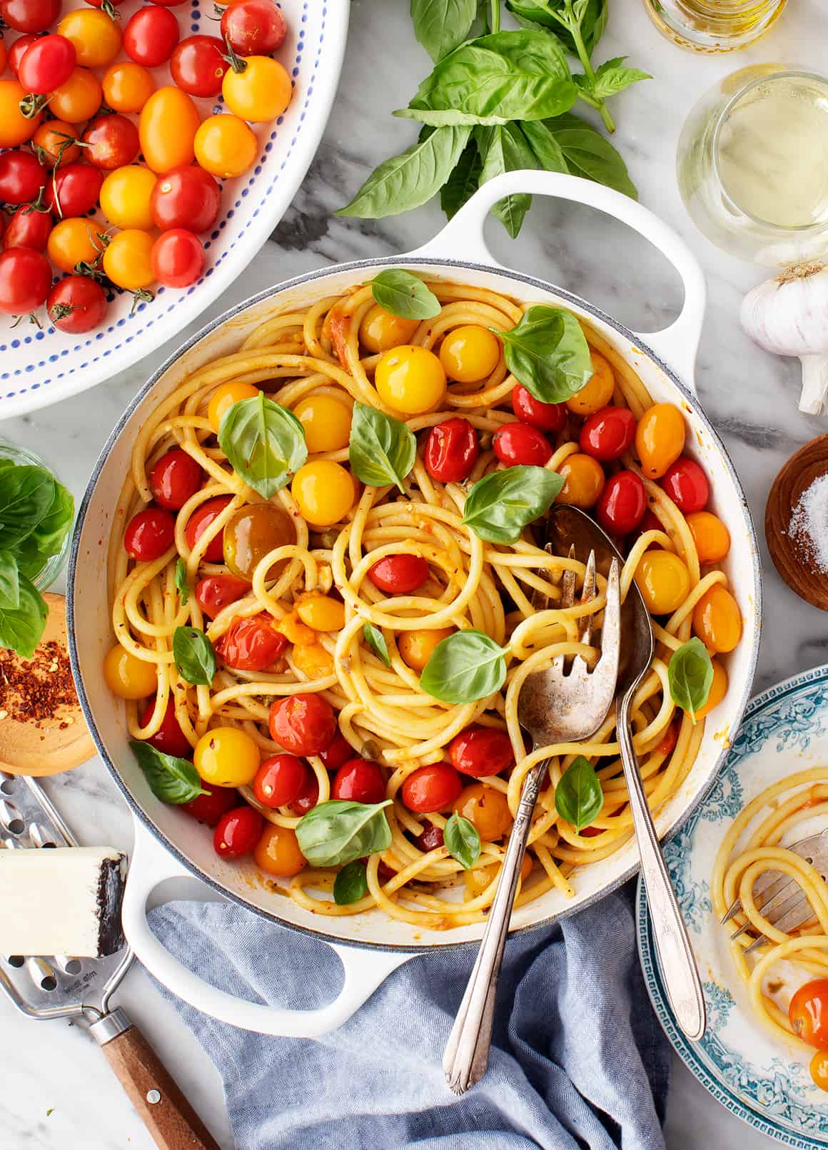 Cherry tomato pasta