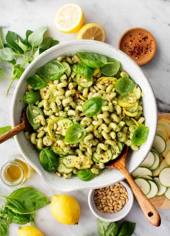 Pesto Pasta Salad - Best BBQ Side Dishes