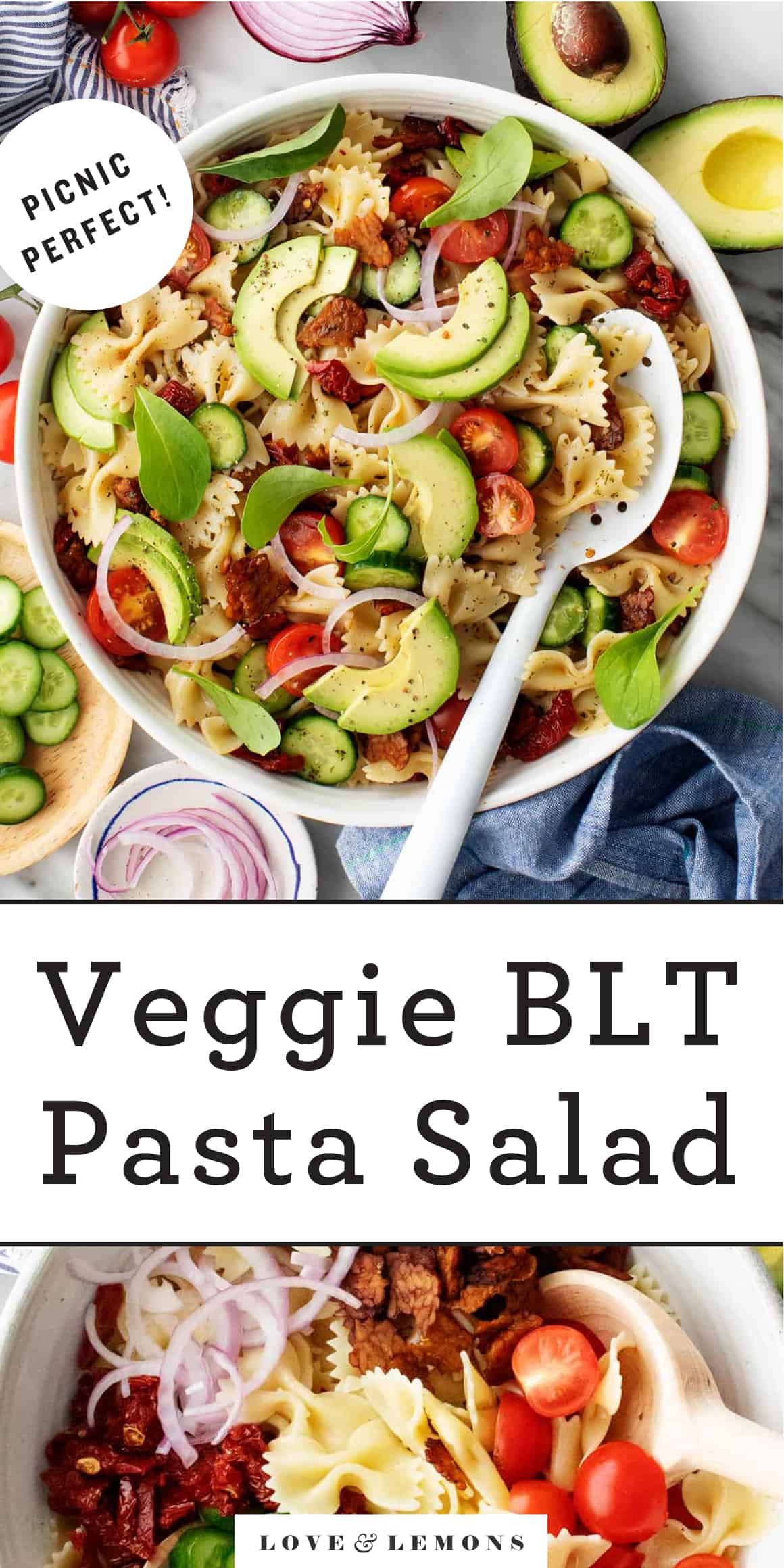 BLT Pasta Salad Love and Lemons Less Meat More Veg