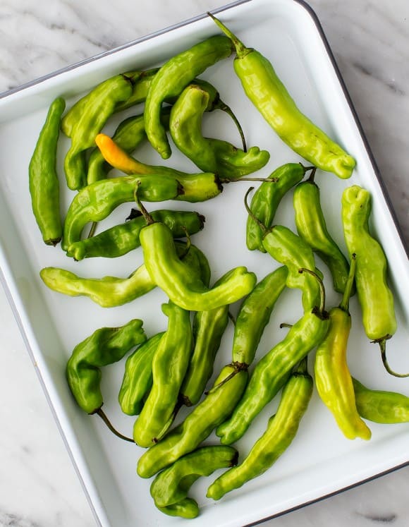Blistered Shishito Peppers Recipe Love and Lemons