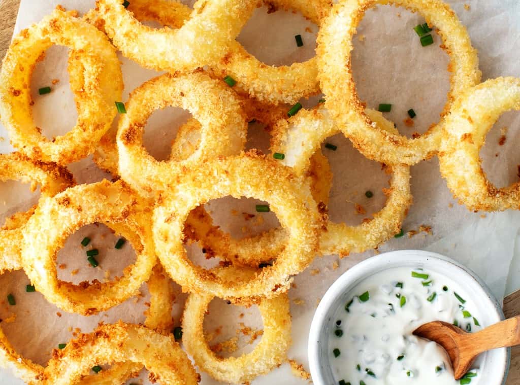 Air Fryer Onion Rings Recipe Love and Lemons