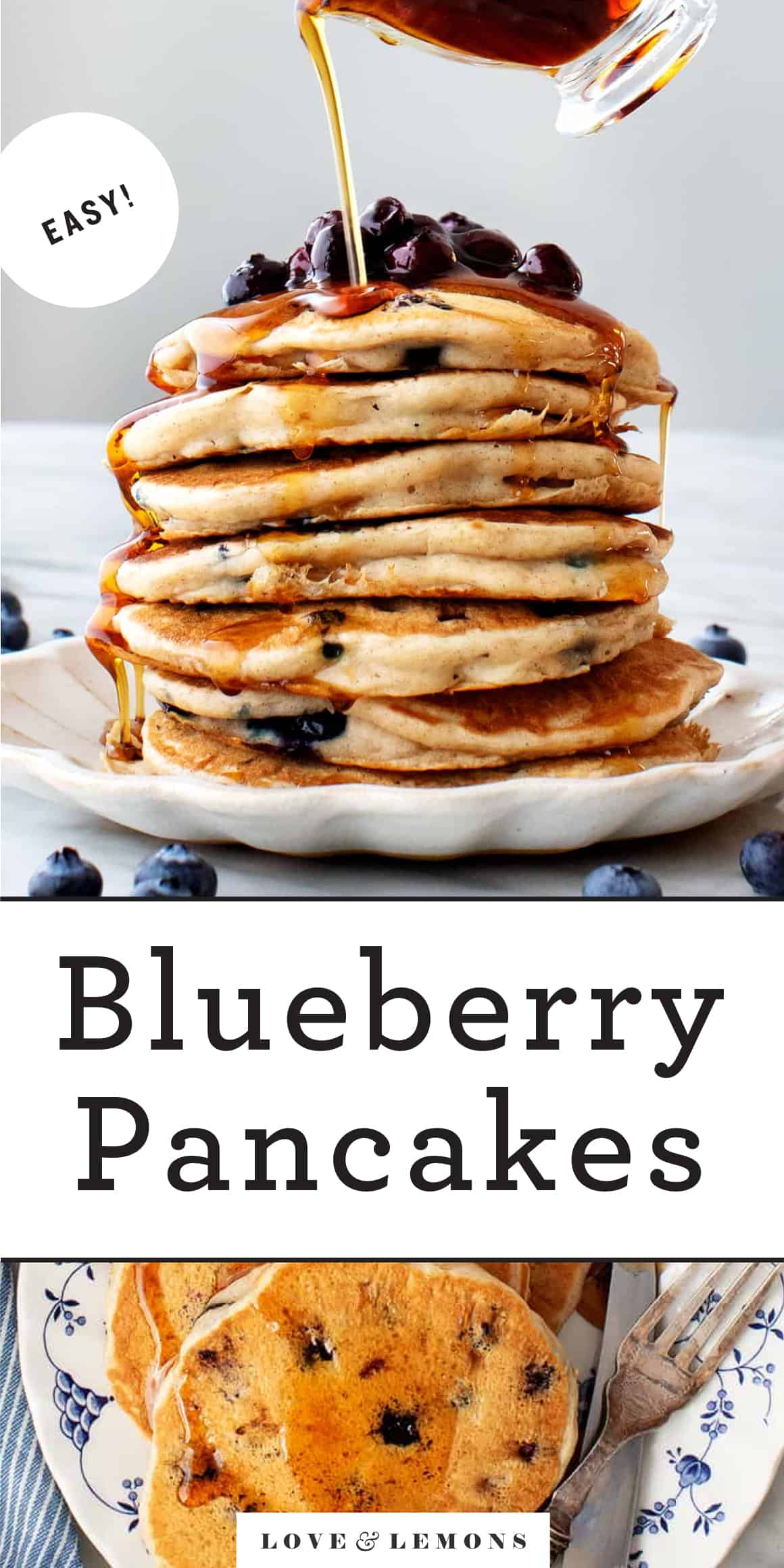 Blueberry Pancakes Recipe Love and Lemons