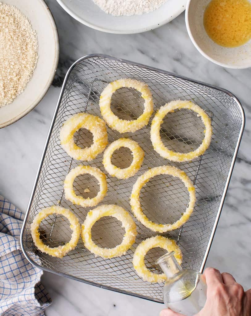 Air Fryer Onion Rings Recipe Love and Lemons