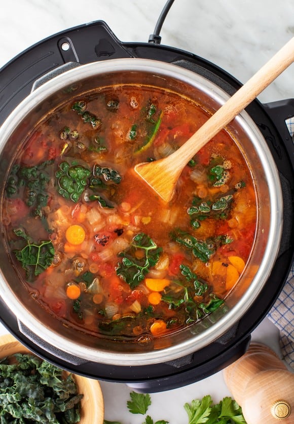 Instant Pot Lentil Soup Recipe - Love and Lemons