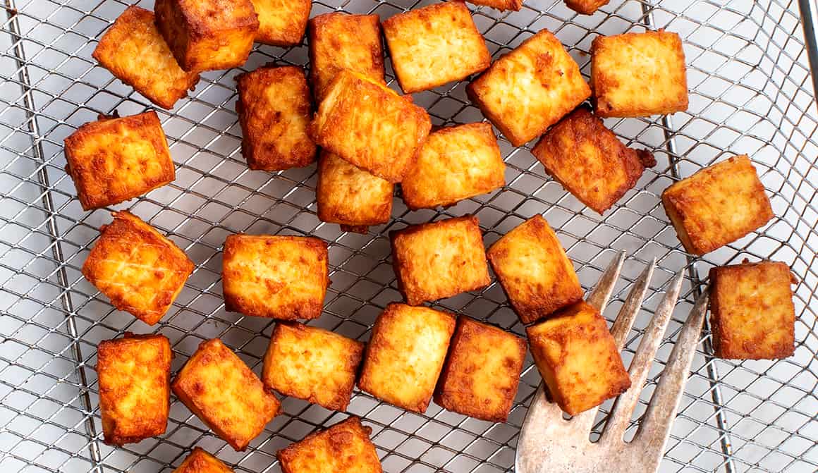 Crispy Air Fryer Tofu  How to Make Crispy Tofu in 10 Minutes