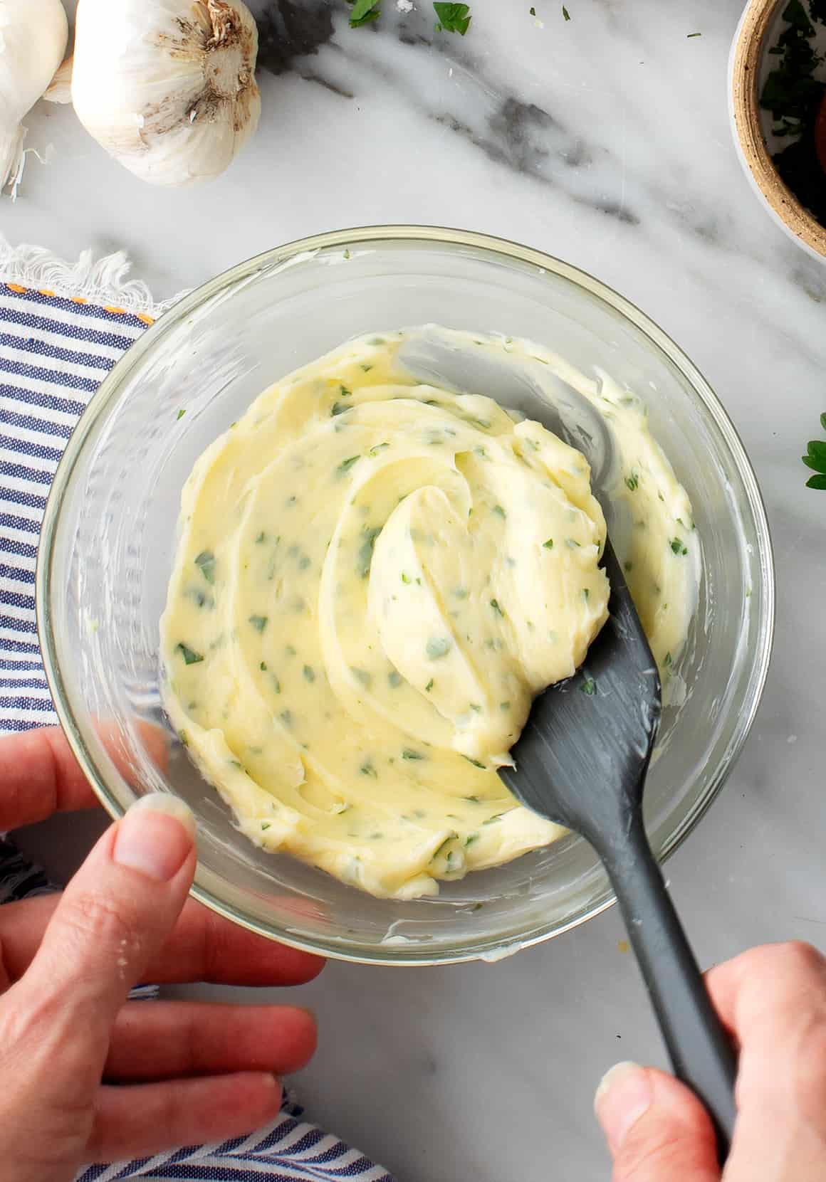 Homemade Garlic Herb Butter