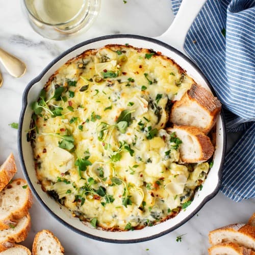 Party Food Ideas: Spinach Artichoke Dip-image