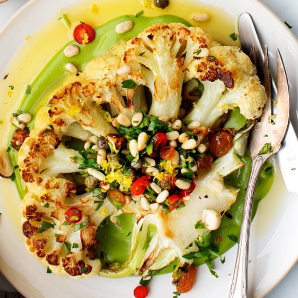 Roasted Cauliflower Steak Recipe Love and Lemons