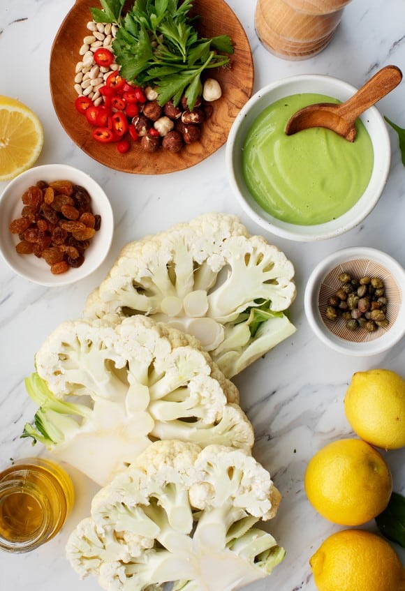 Roasted Cauliflower Steak Recipe - Love and Lemons