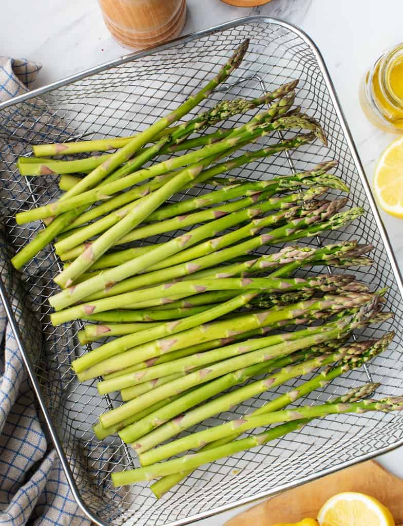 Air Fryer Asparagus Recipe Love and Lemons