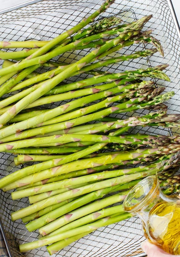 Air Fryer Asparagus Recipe Love and Lemons