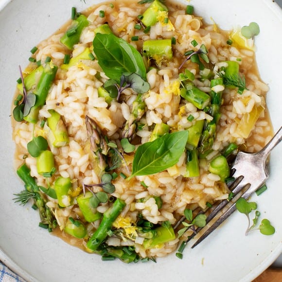 Asparagus Risotto Recipe Love and Lemons