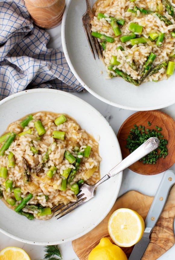 Asparagus Risotto Recipe Love and Lemons
