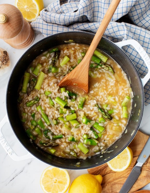 Asparagus Risotto Recipe Love and Lemons