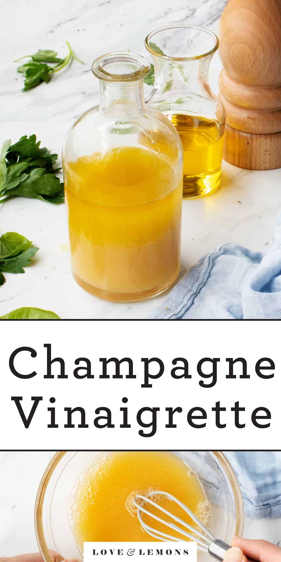 Champagne Vinaigrette Recipe Love and Lemons