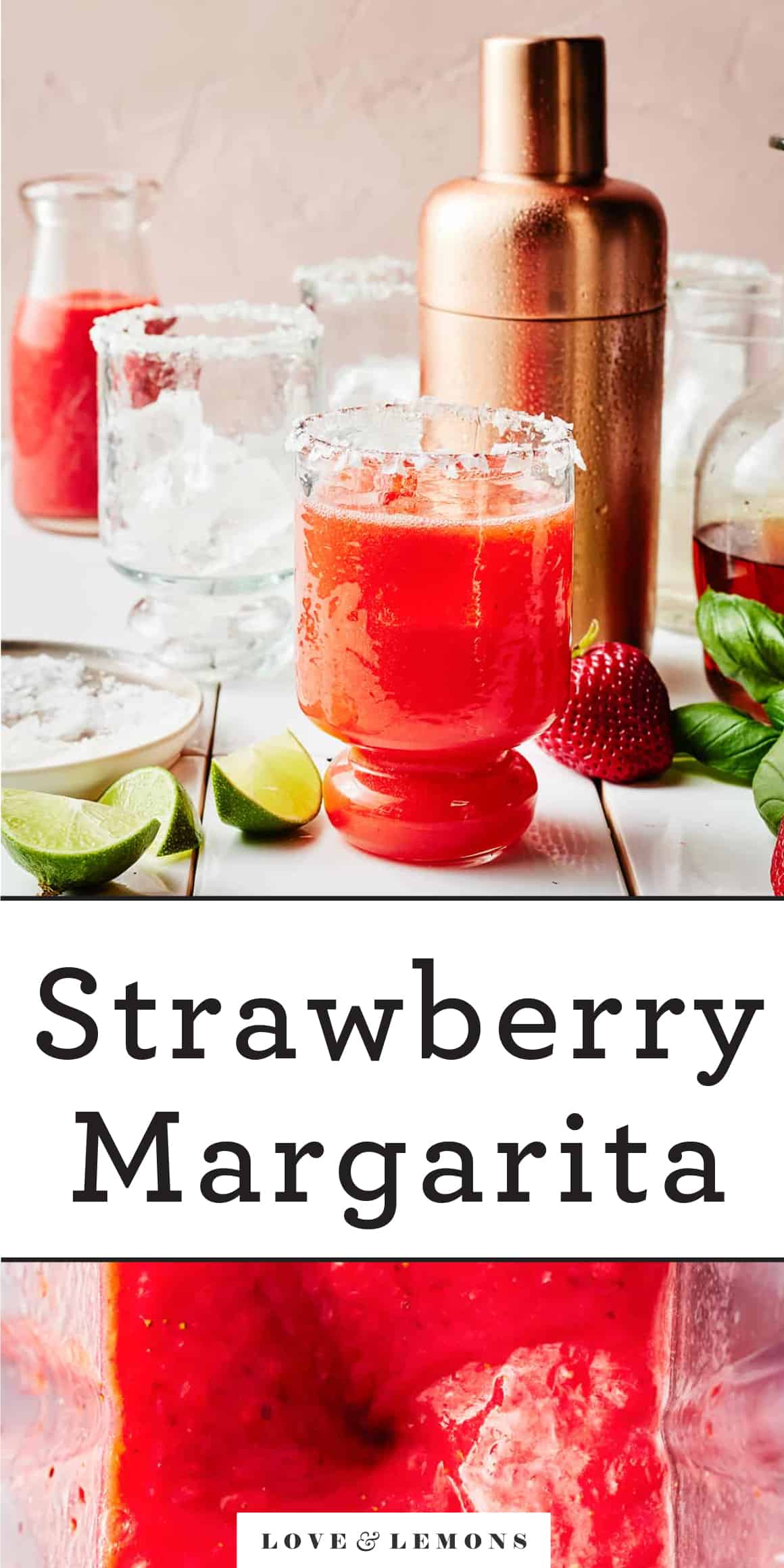 Strawberry Margarita Recipe Love and Lemons