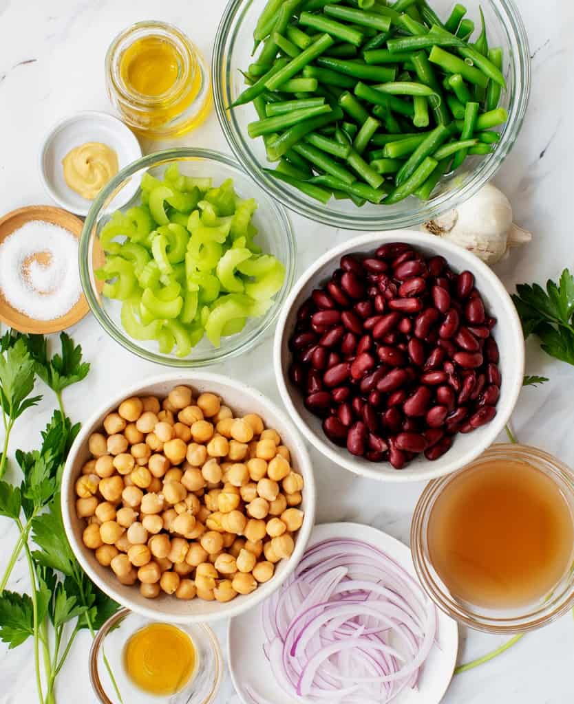 Three Bean Salad Recipe Love and Lemons