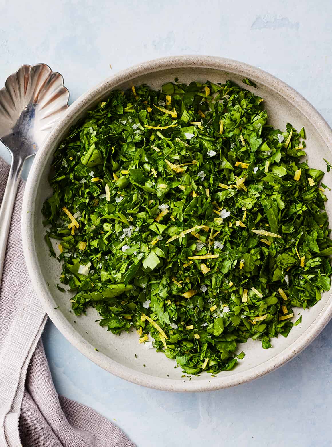 Gremolata in a bowl