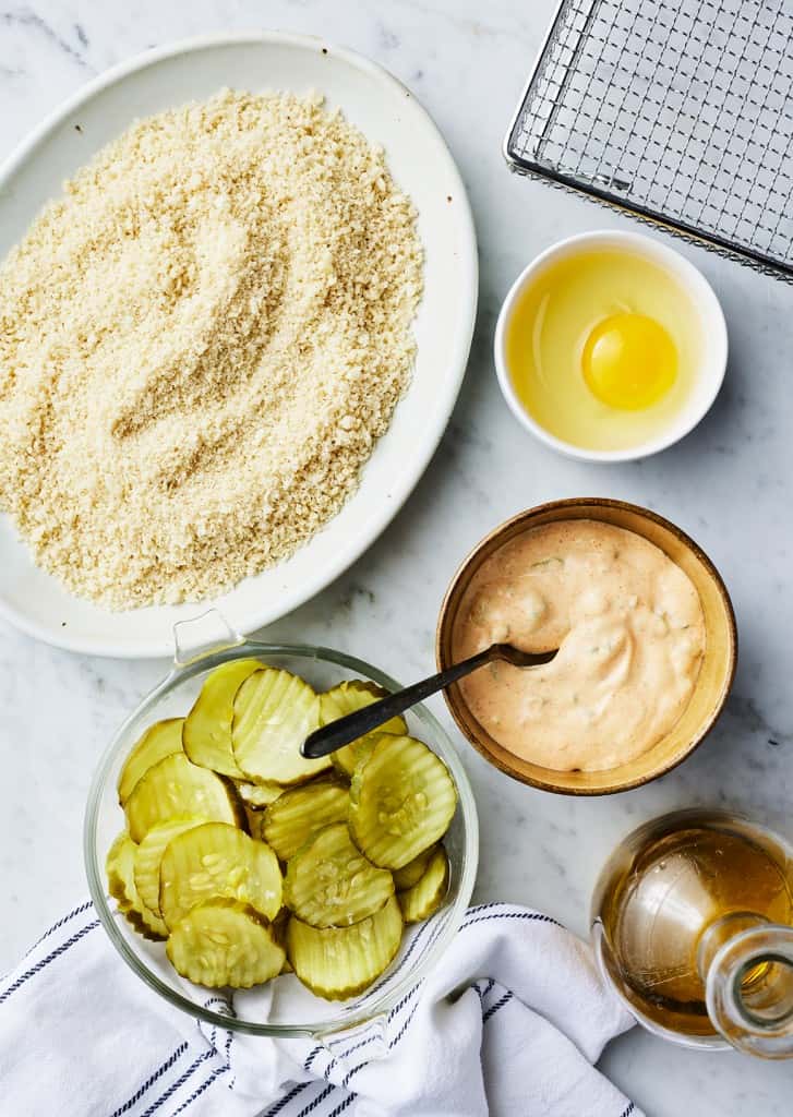 Air Fryer Fried Pickles Recipe Love and Lemons