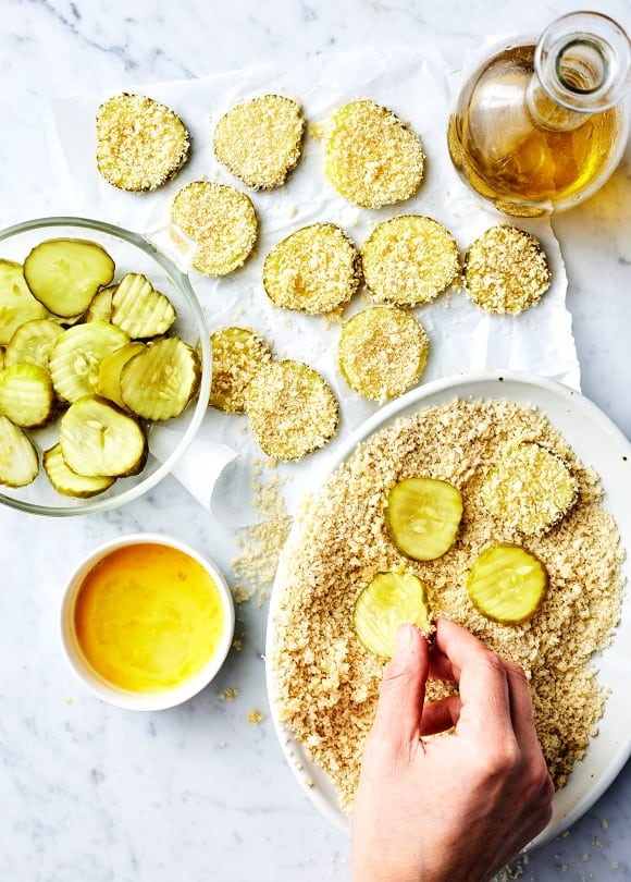 Air Fryer Fried Pickles Recipe Love and Lemons