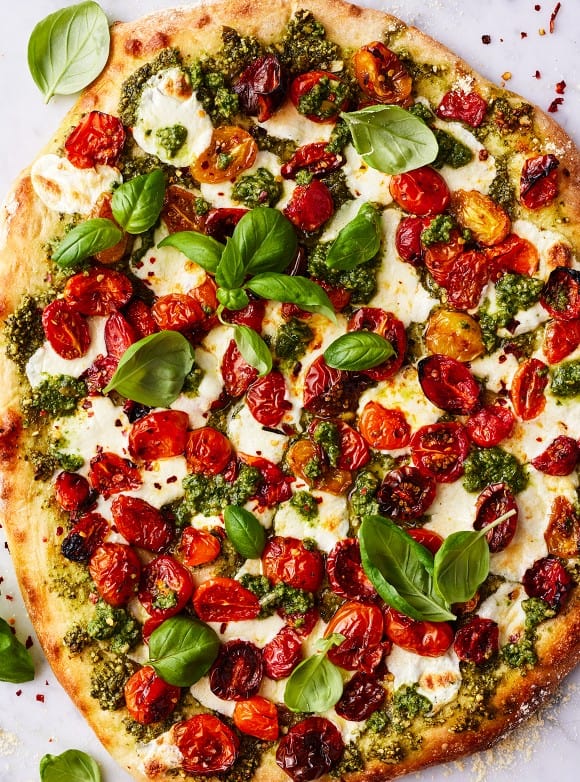Pesto Pizza Recipe Love and Lemons Ethical Today