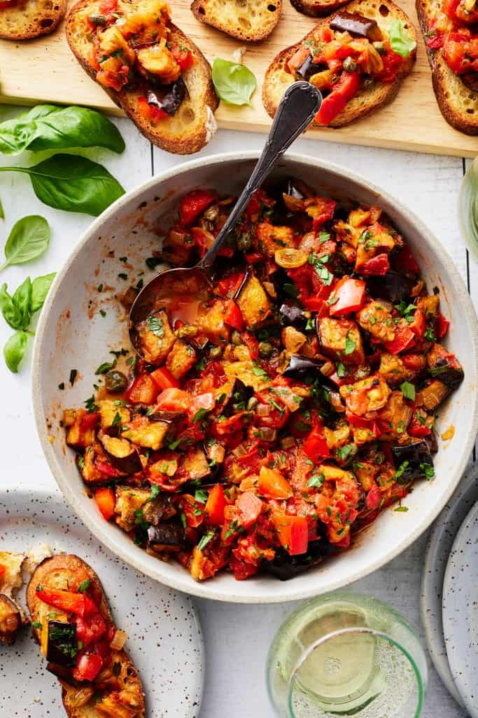Eggplant Caponata Recipe Love and Lemons