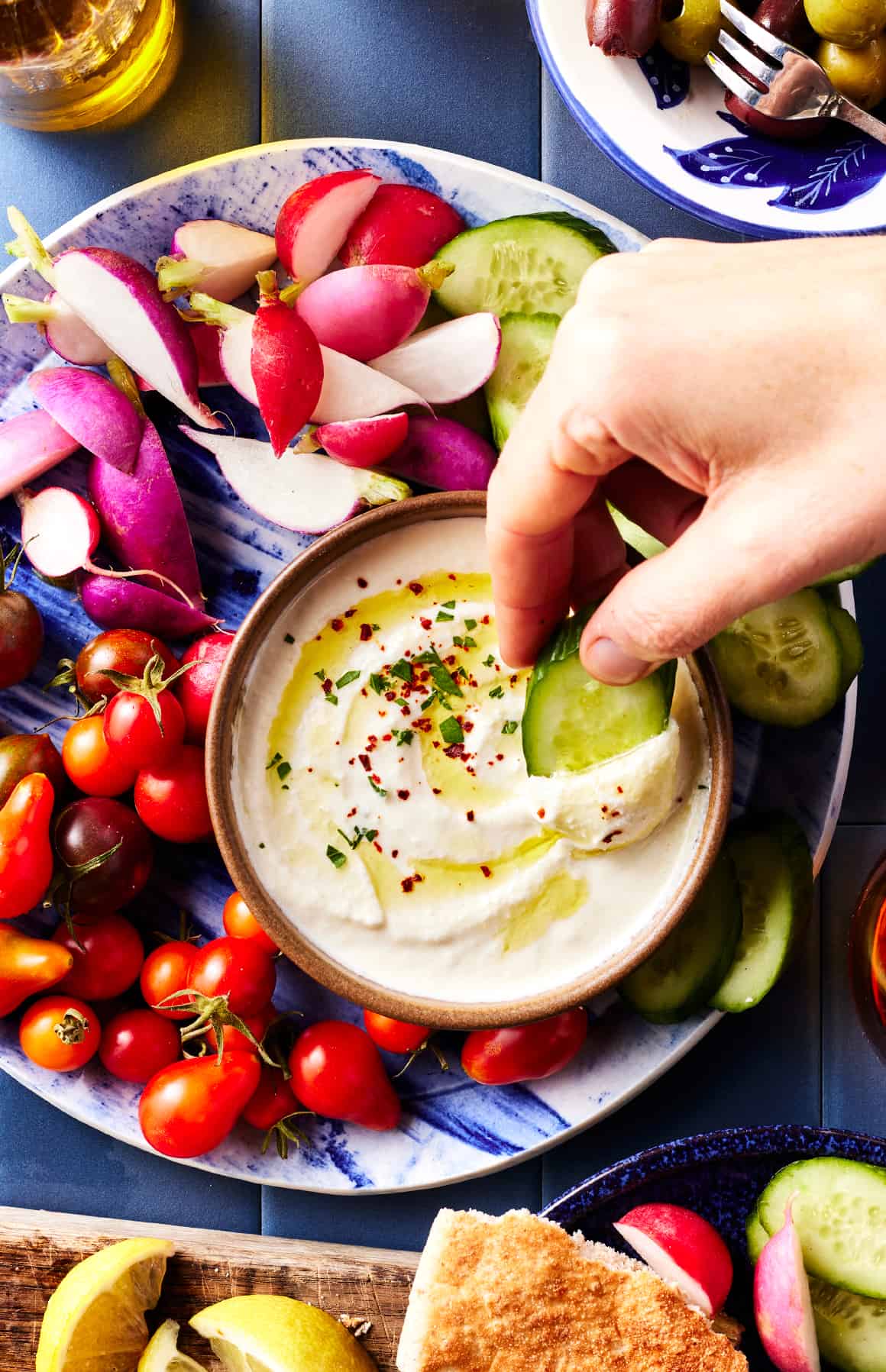 Whipped feta dip