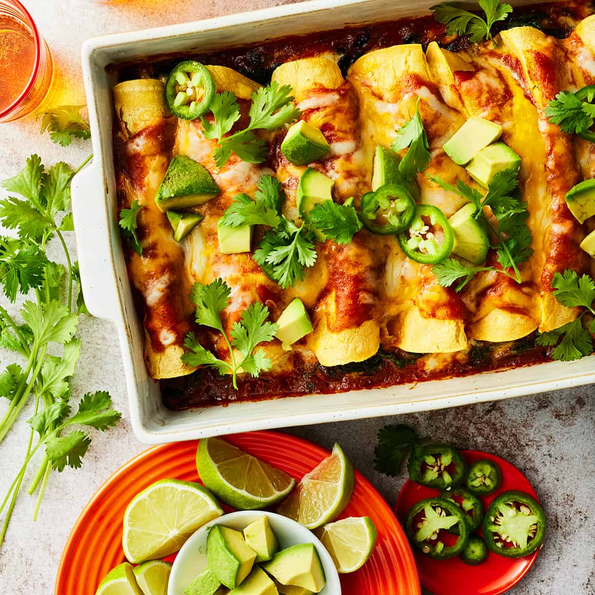 Easy Cheese Enchiladas — Let's Dish Recipes