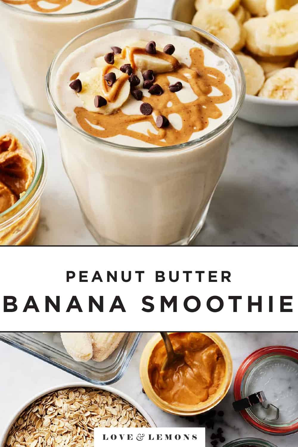 Peanut Butter Banana Smoothie Recipe