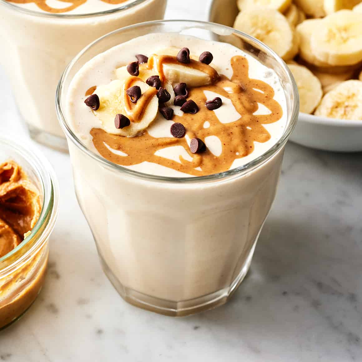 Peanut Butter Banana Smoothie Recipe. Drink delicious smoothies