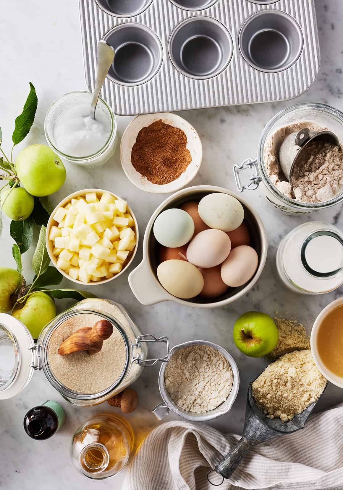 Apple muffin recipe ingredients