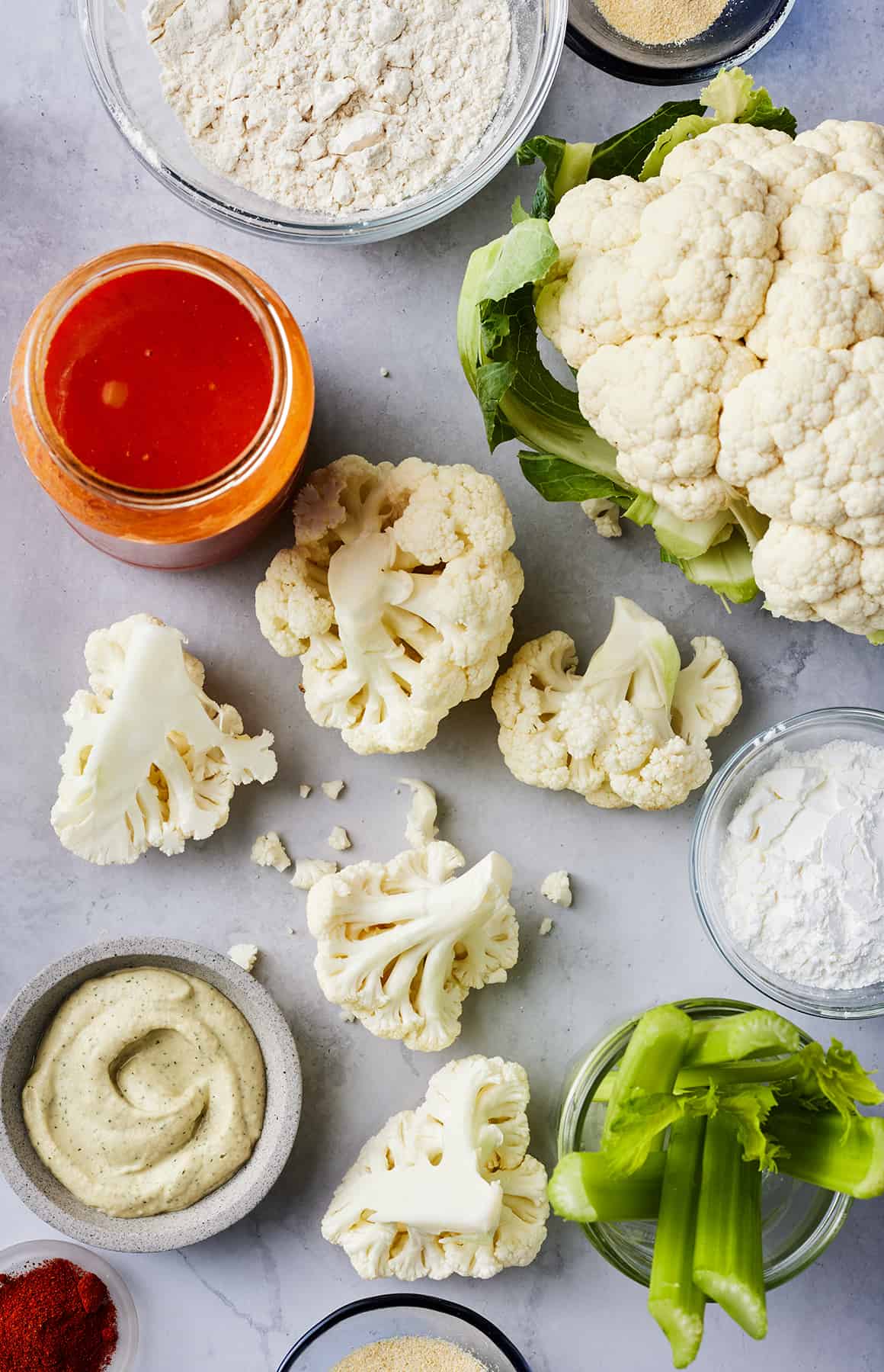 Buffalo Cauliflower Wings - Just 6 Ingredients!