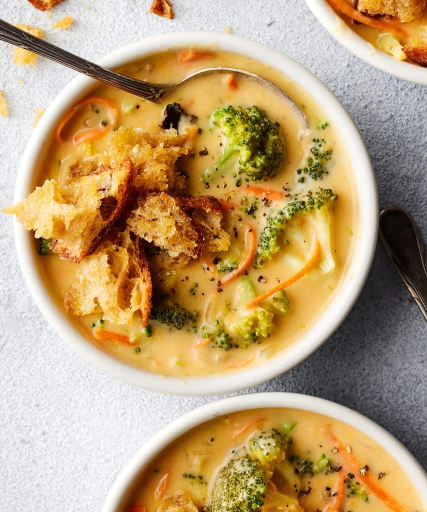 Broccoli Cheddar Soup Recipe Love And Lemons