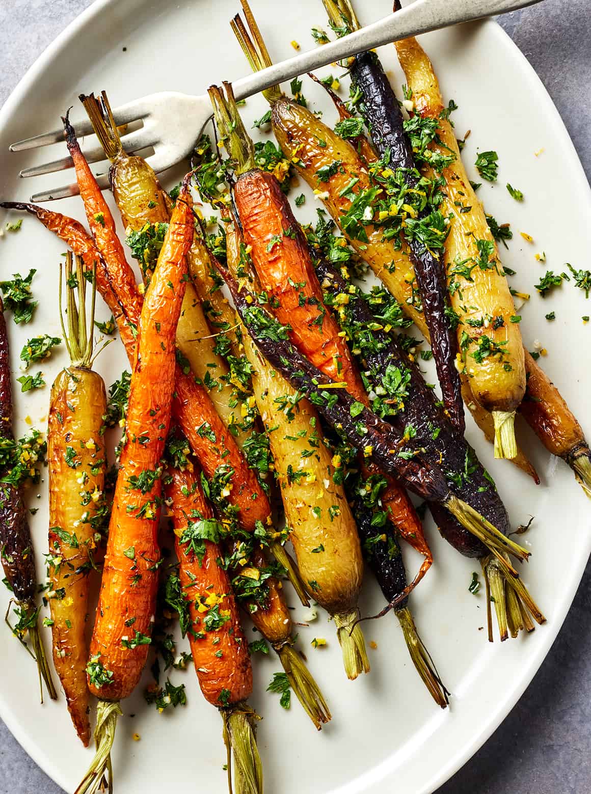 Roasted Rainbow Carrots - Spend With Pennies