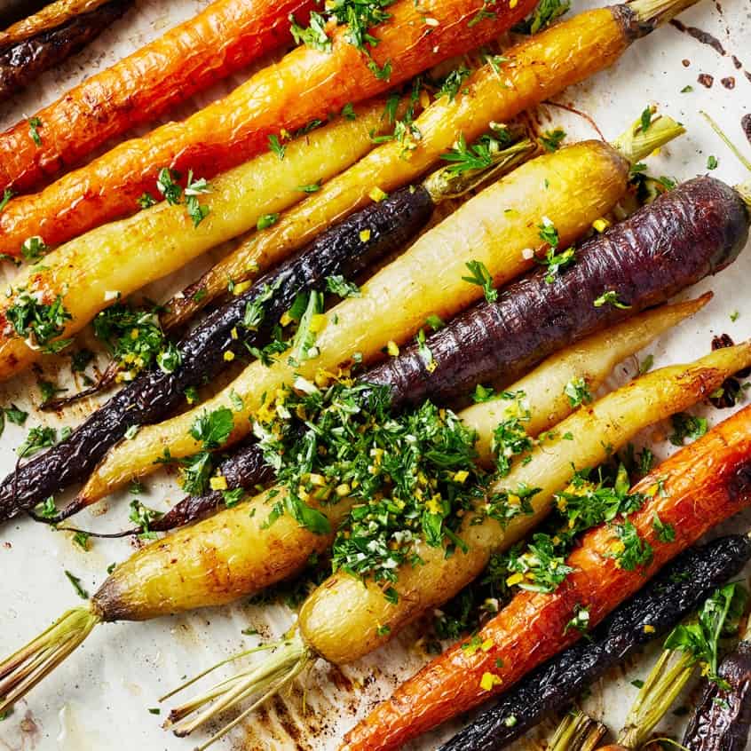 Roasted Rainbow Carrots Recipe Love and Lemons