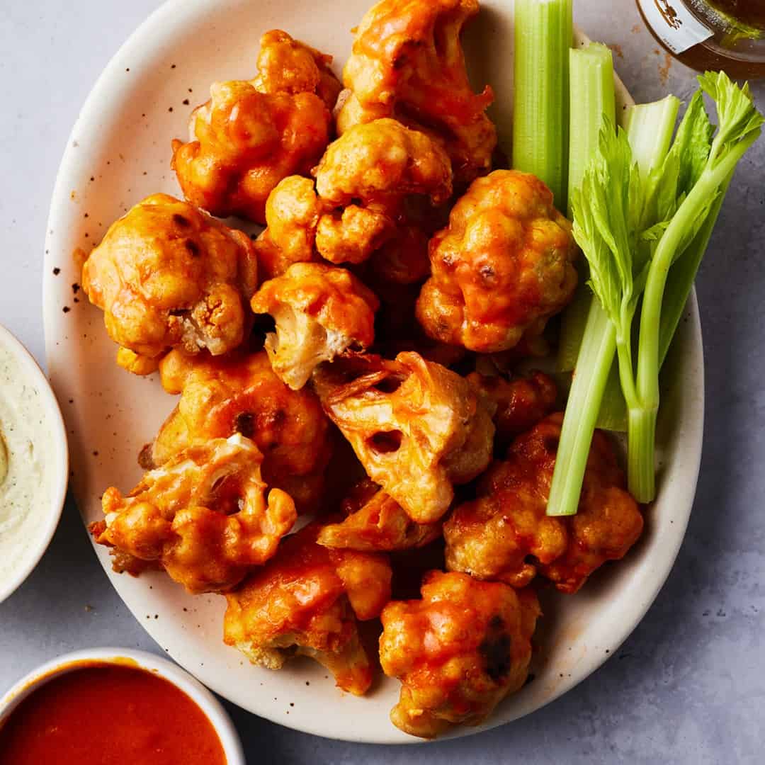 Air Fryer Buffalo Cauliflower Recipe Love and Lemons
