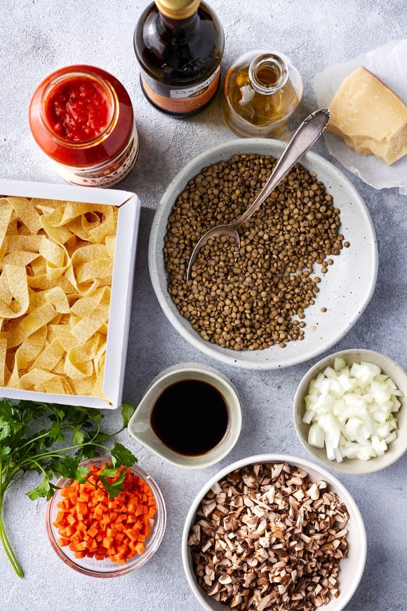 Illustration of How To Enhance Fiber Content Through Lentil Pasta Prep