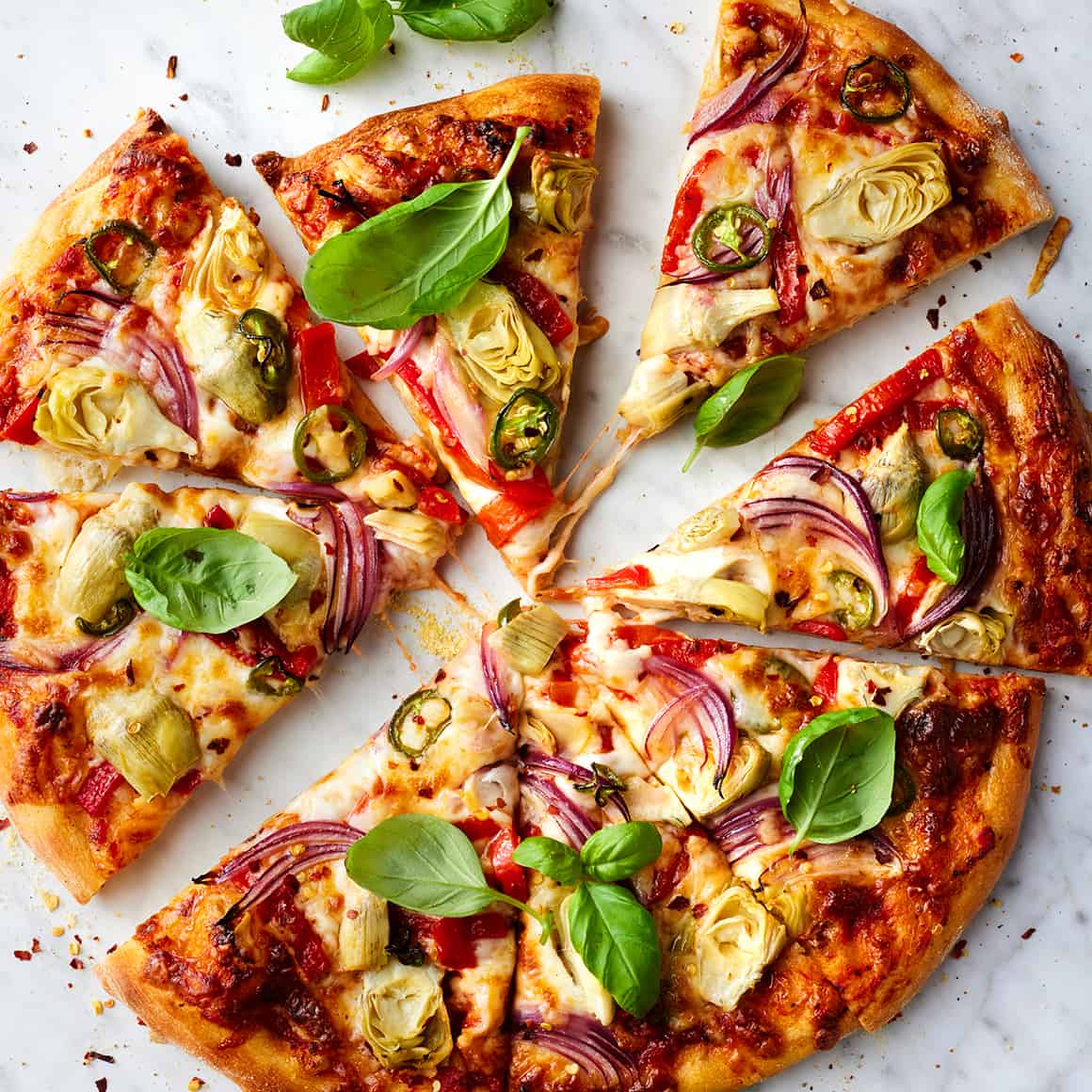 homemade veg pizza recipe