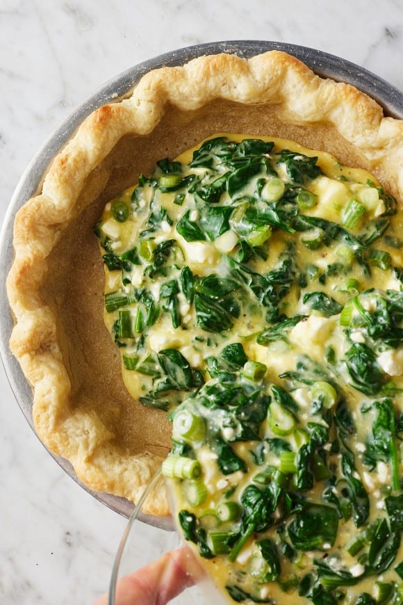 Spinach Quiche Recipe Love and Lemons