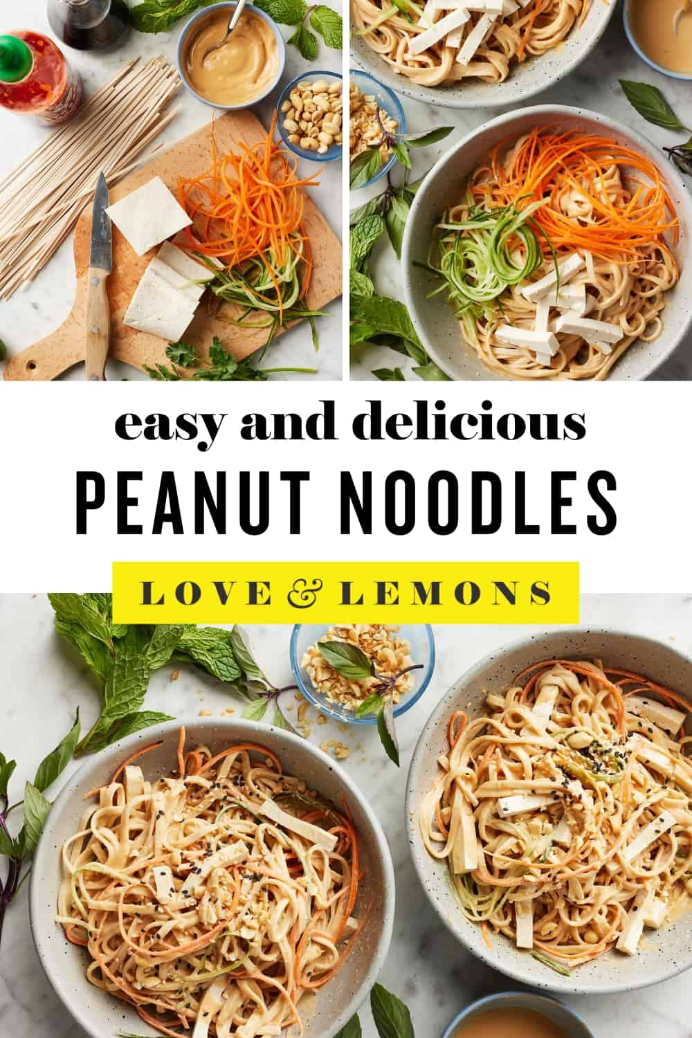 Peanut Noodles Recipe Love and Lemons