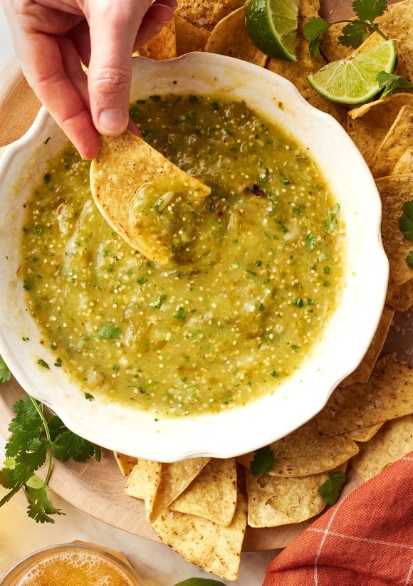 Tomatillo Salsa Verde Recipe Love and Lemons