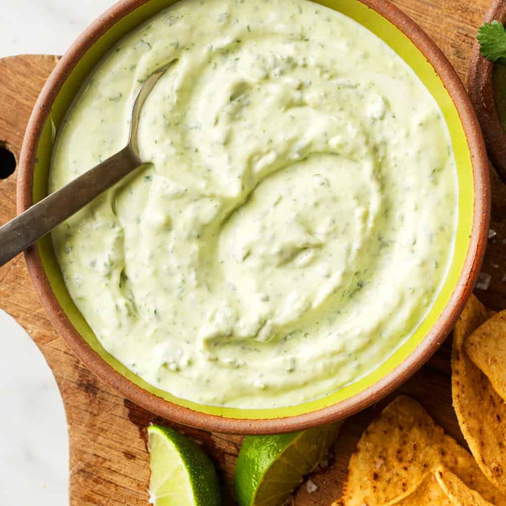 Cilantro Lime Crema Recipe Love and Lemons