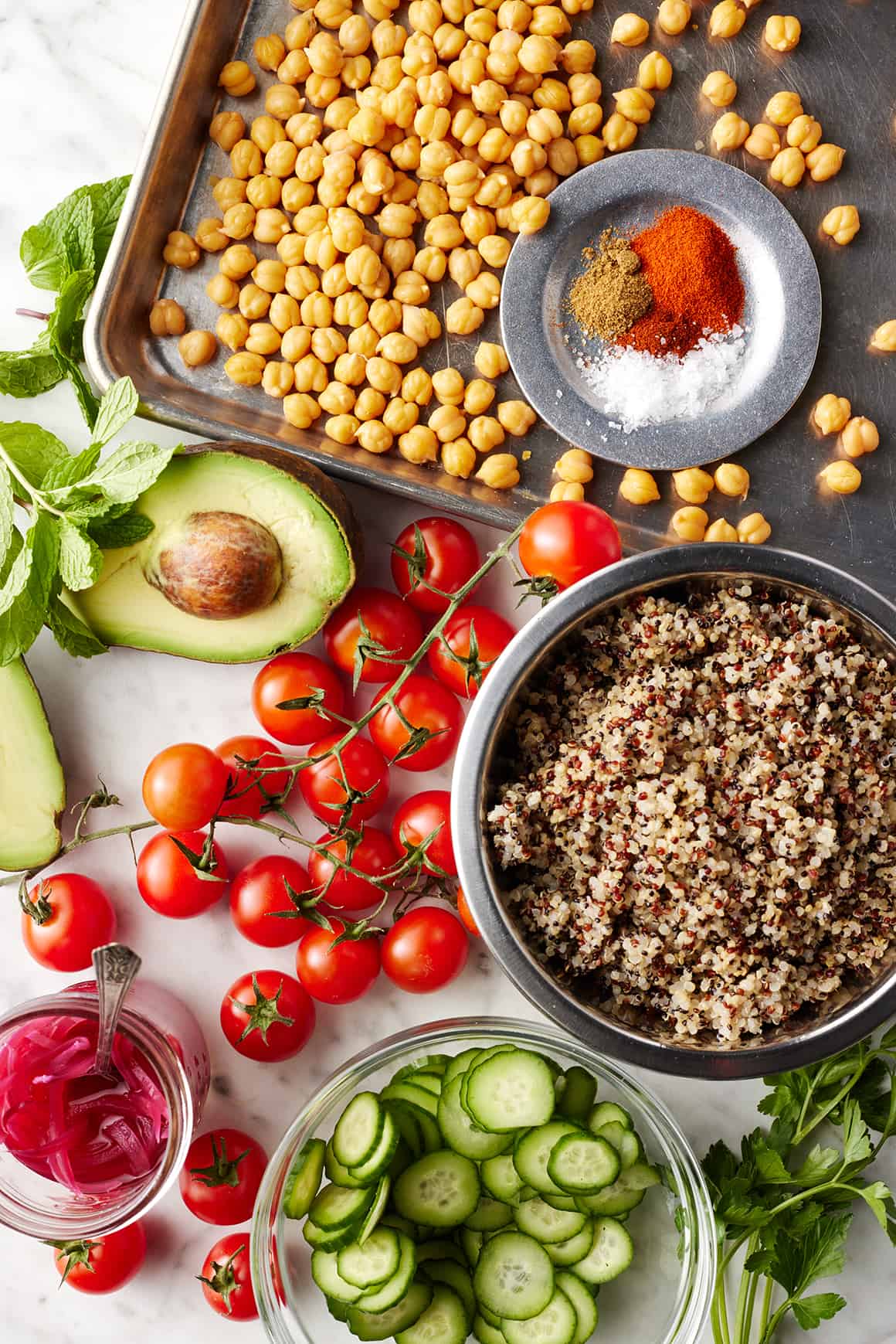 Easy Three Way Quinoa Lunch Bowl Recipe