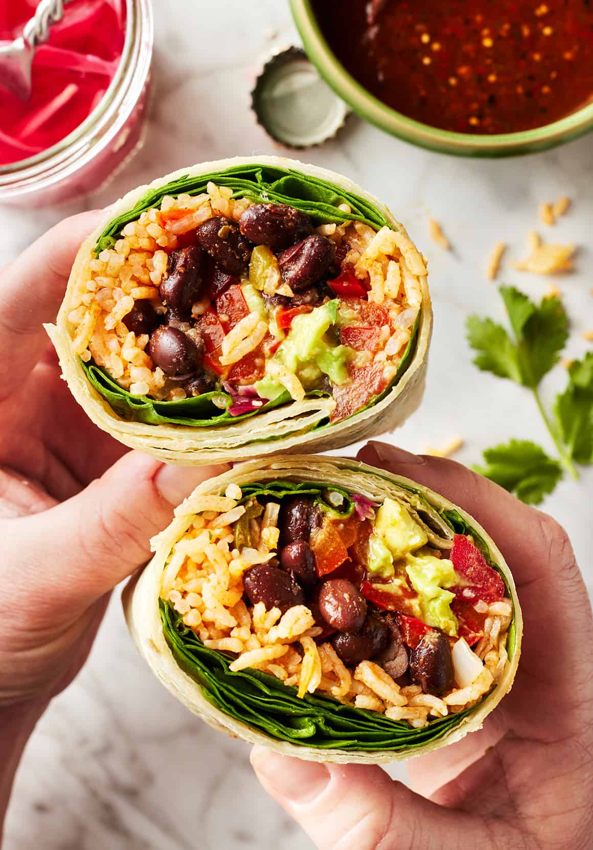 Easy Tofu Burrito Bowl Meal Prep