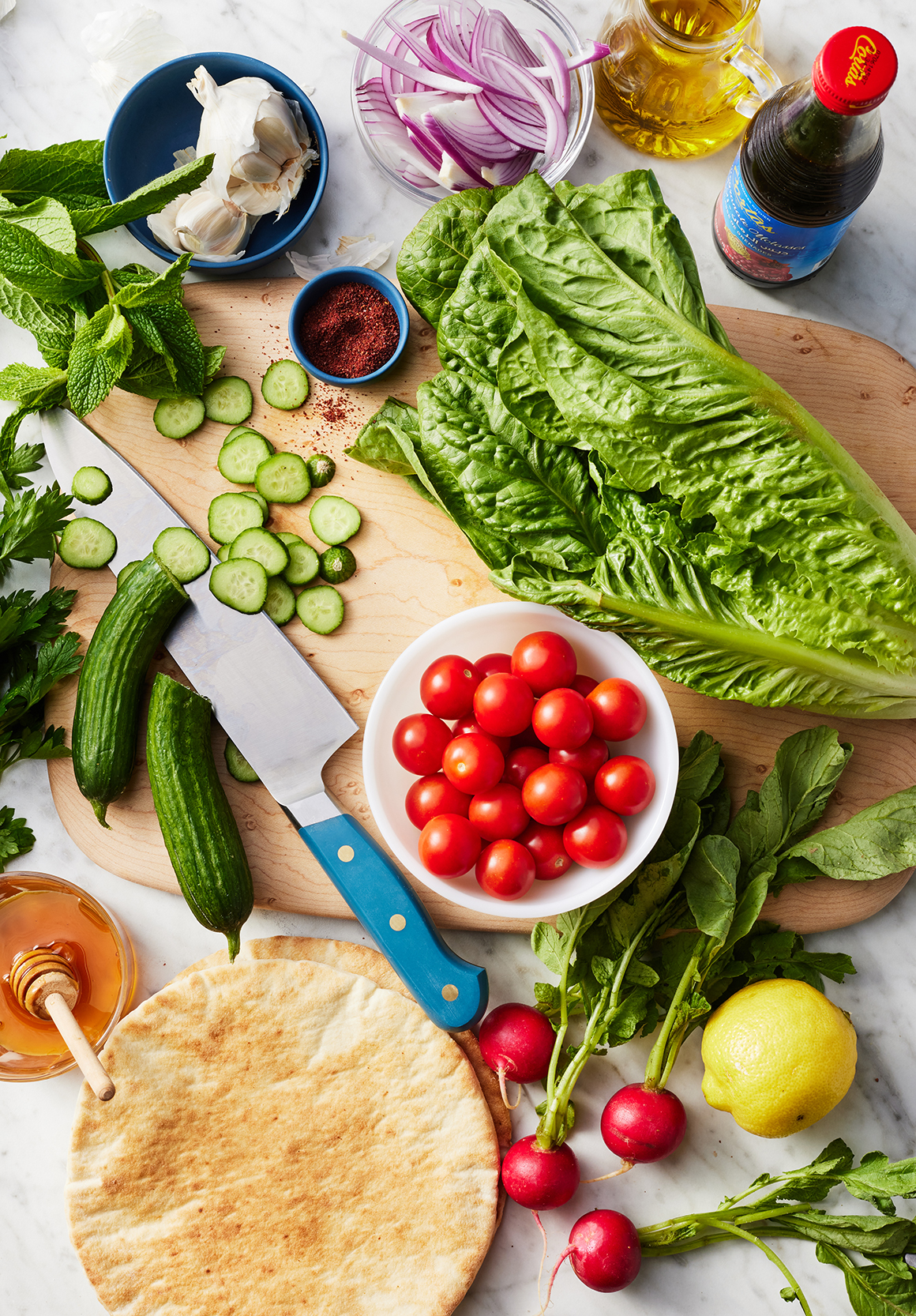 Fattoush salad recipe ingredients