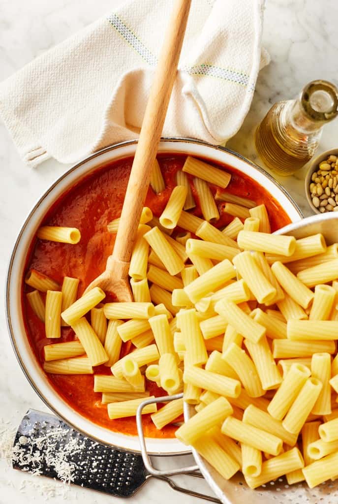 Roasted Red Pepper Pasta Recipe Love and Lemons