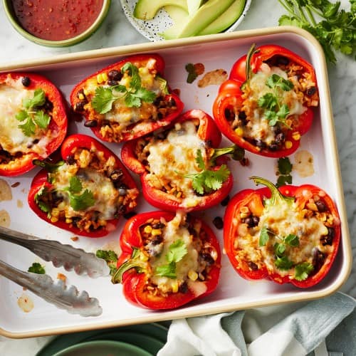 Vegetarian Stuffed Peppers-image