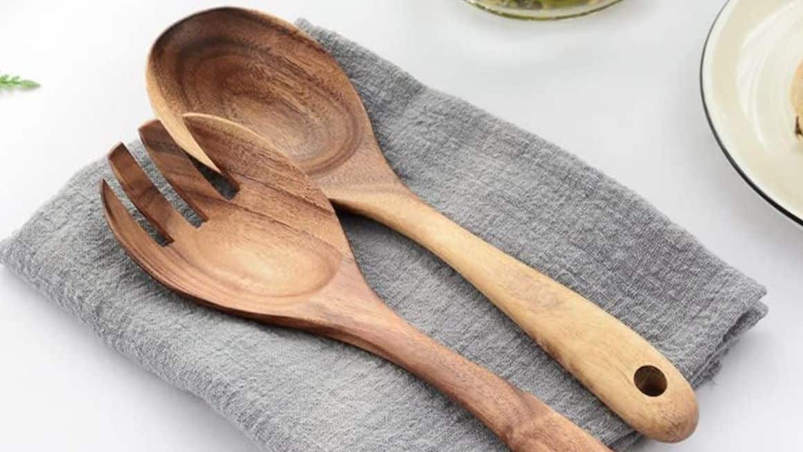Muso Wood Acacia Salad Servers
