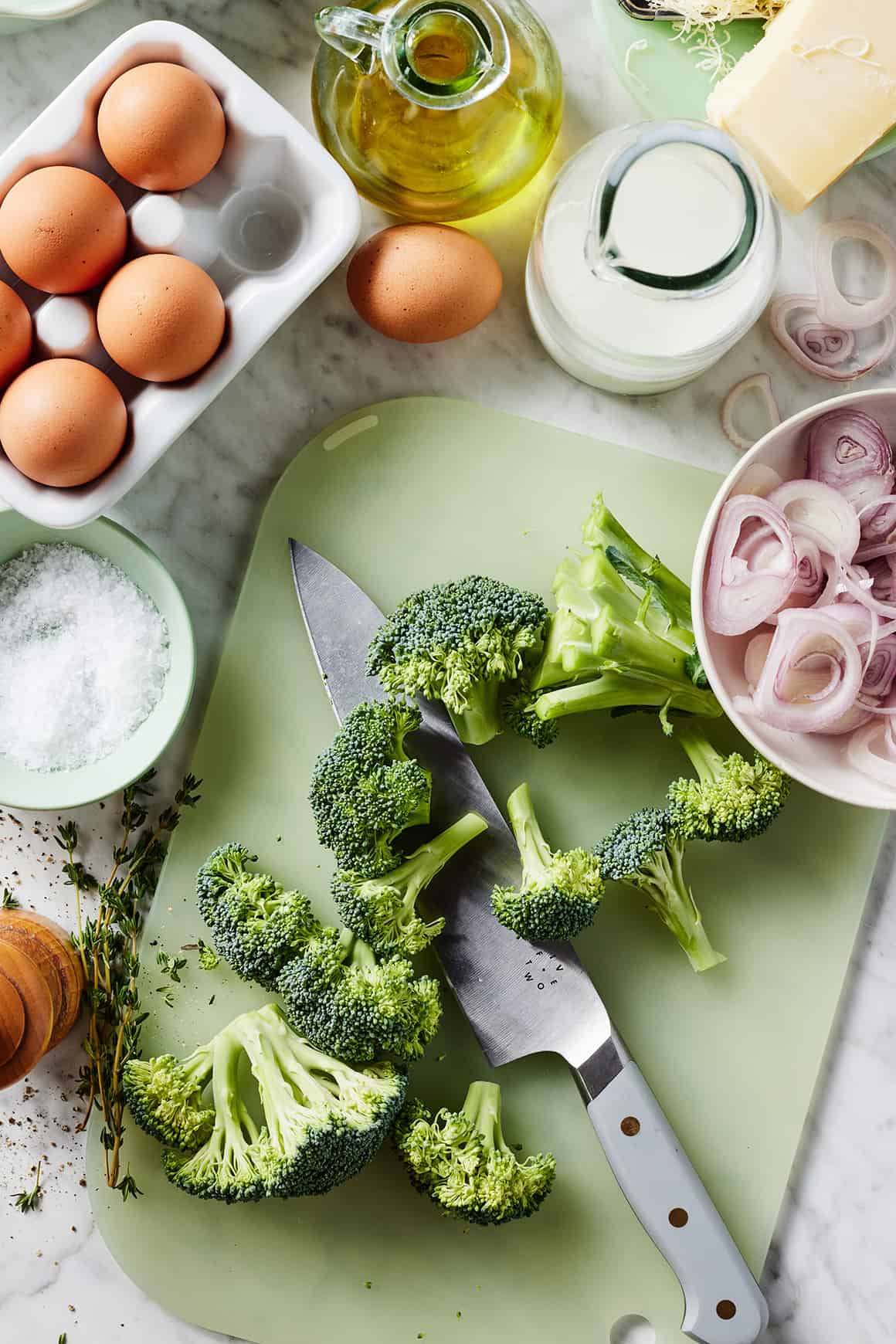 Crustless quiche recipe ingredients